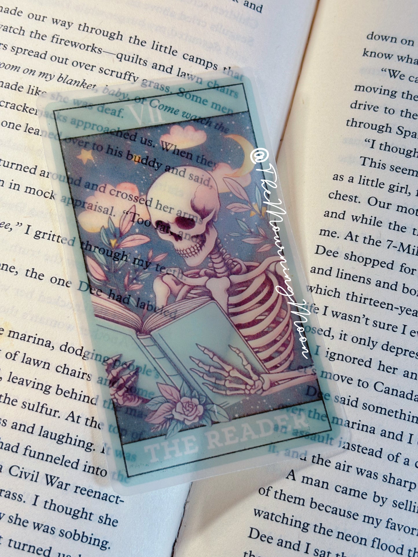 The reader tarot card bookmark