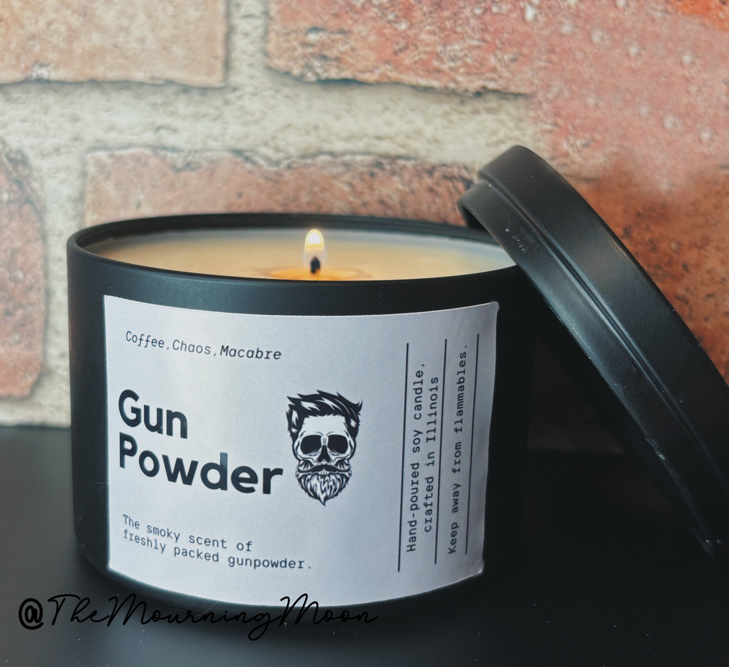 Gun powder candle