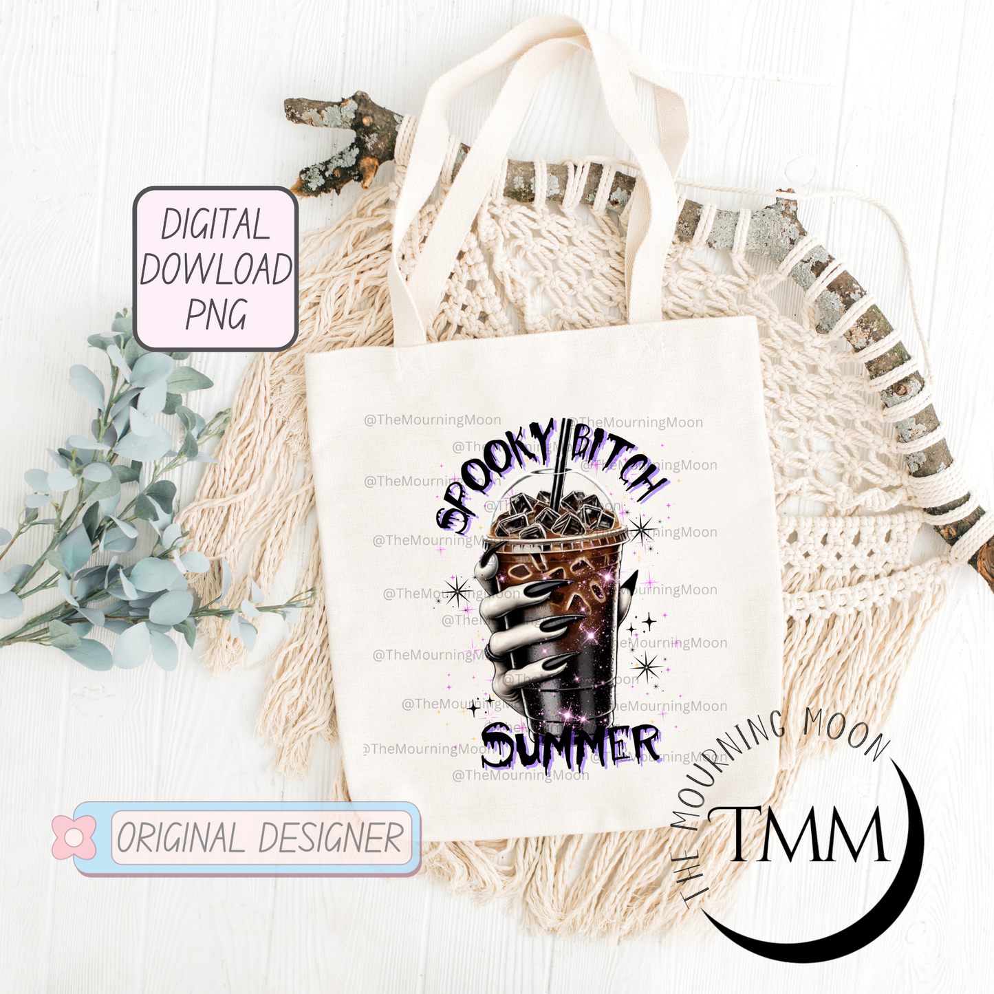 Spooky bitch summer digital print download