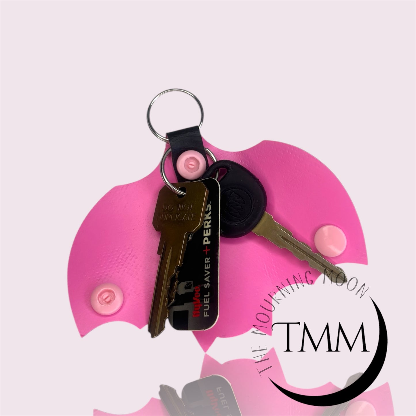 Bat wing key wrap keychain
