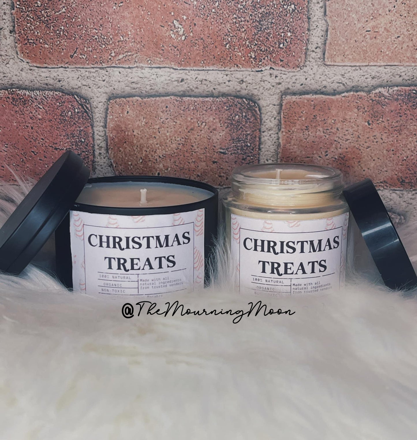 Christmas treats candle