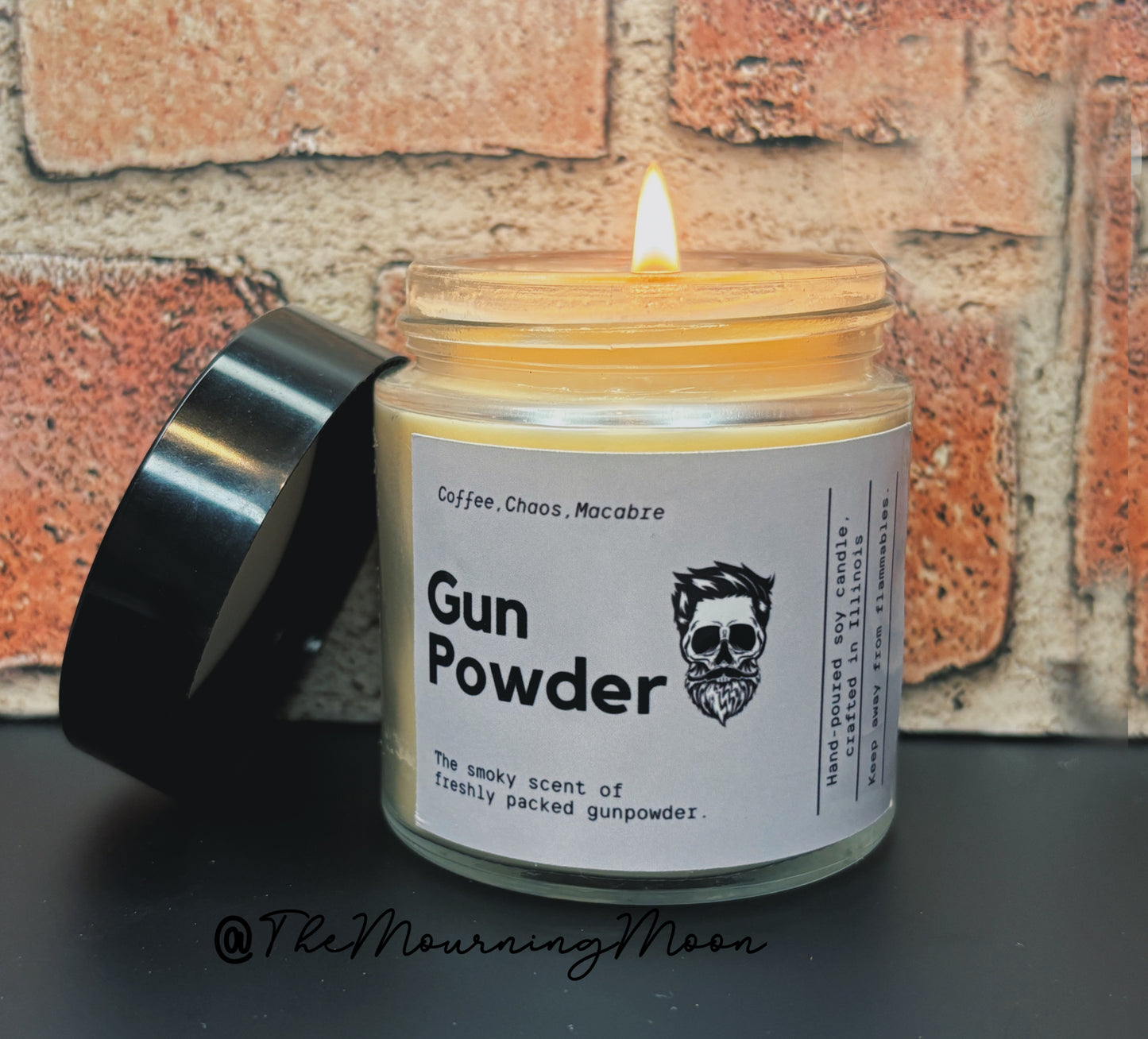 Gun powder candle
