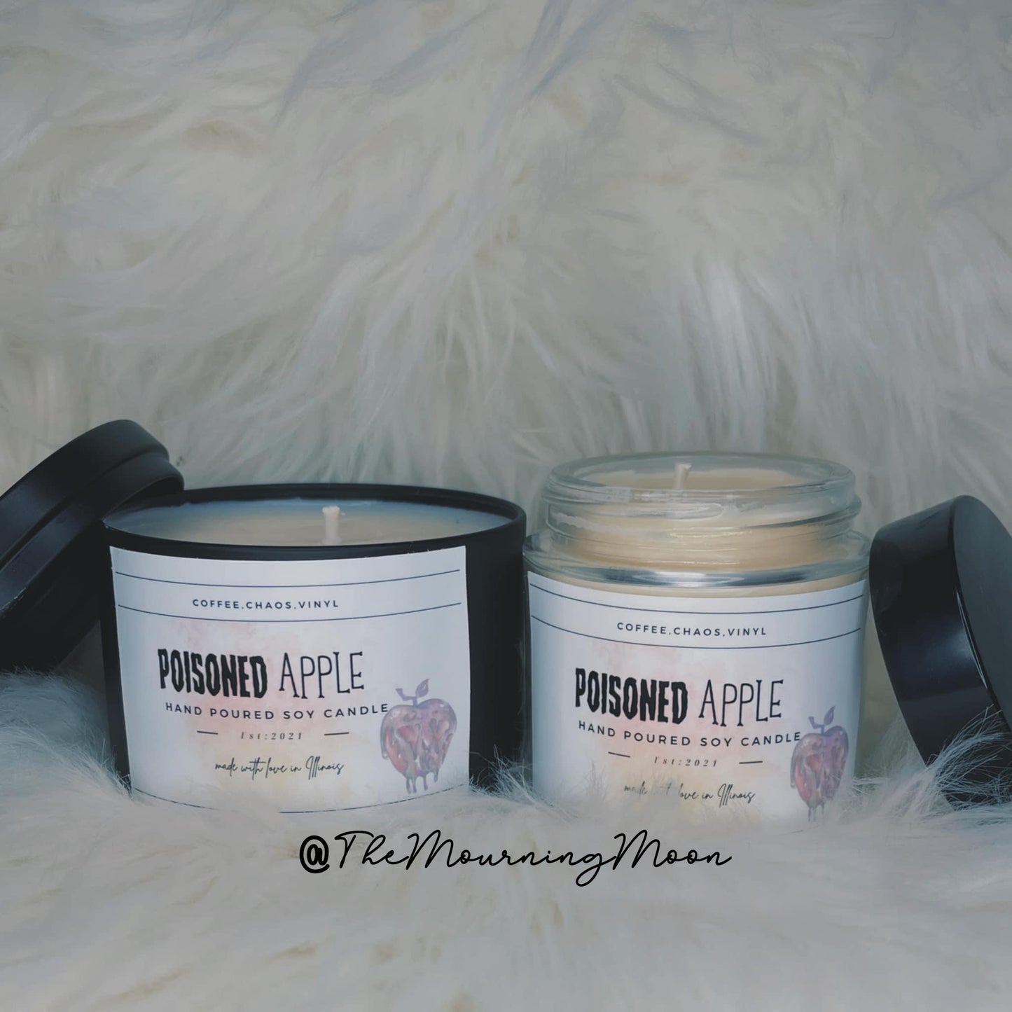 Poison apple candle