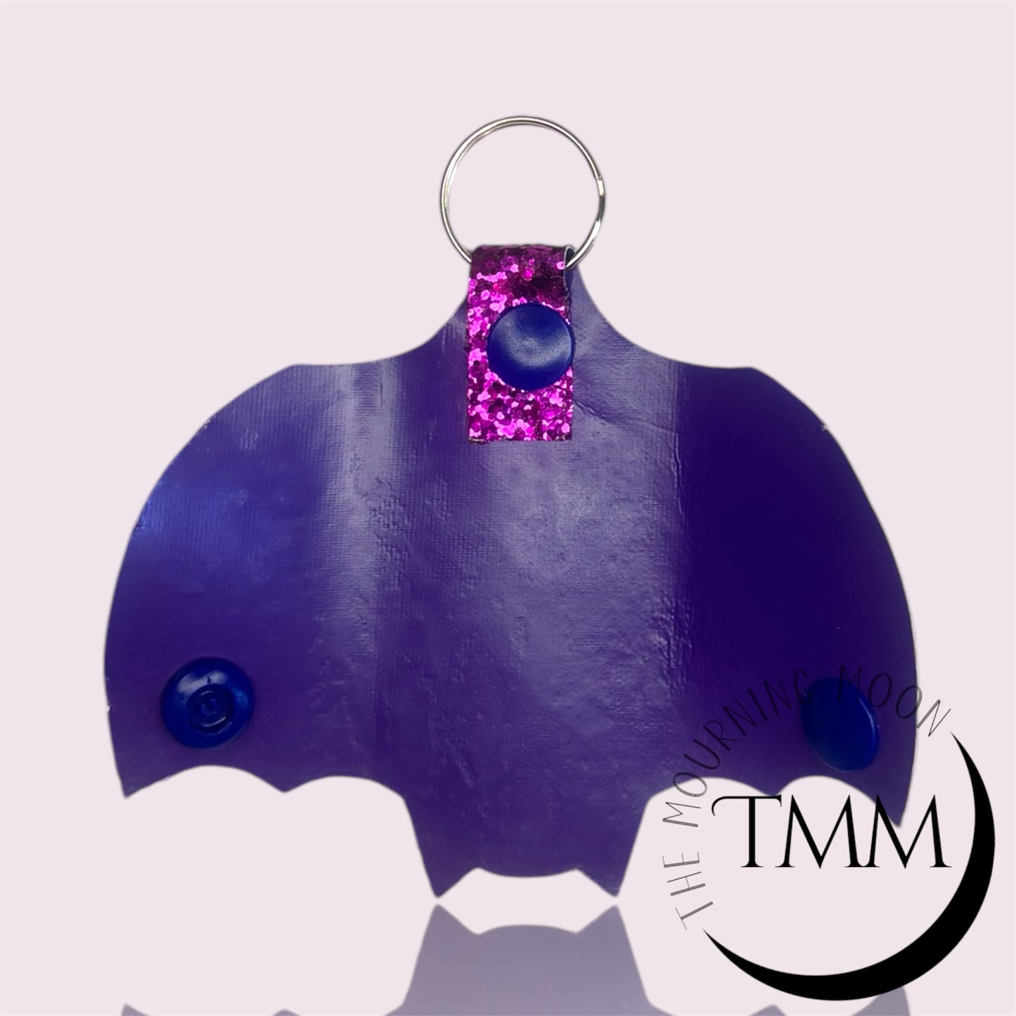 Bat wing key wrap keychain