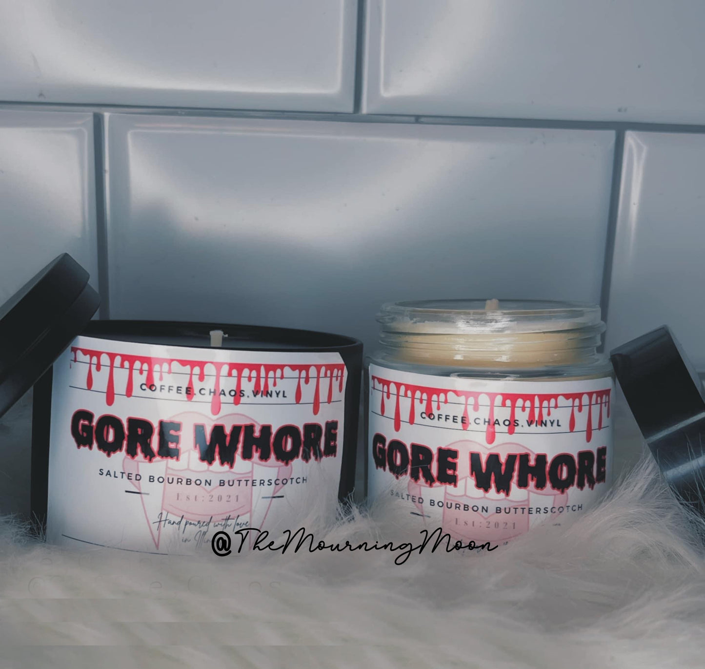 Gore whore candle