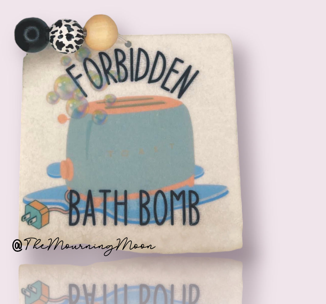 Forbidden bath bomb air freshener