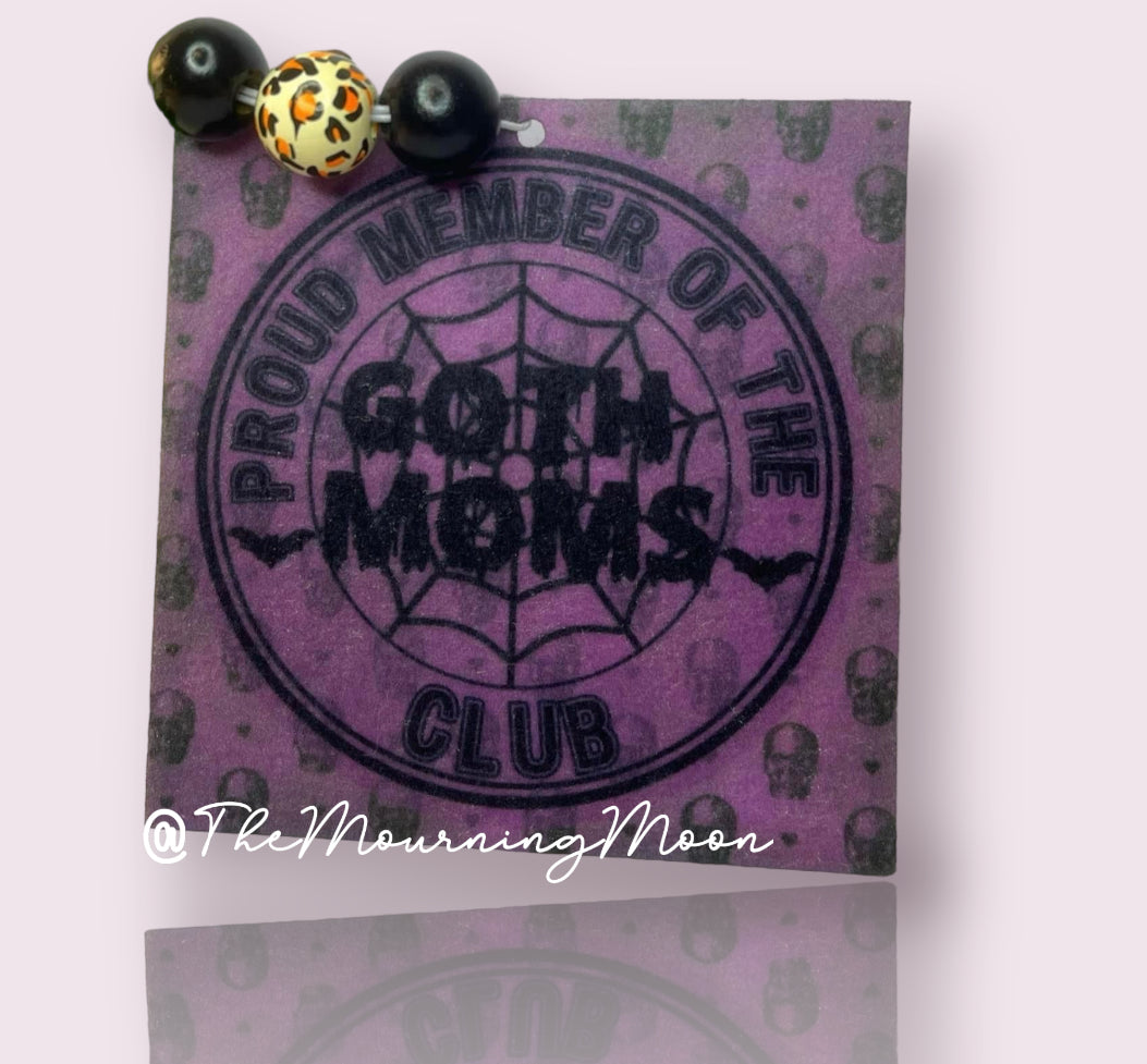 Goth moms club air freshener