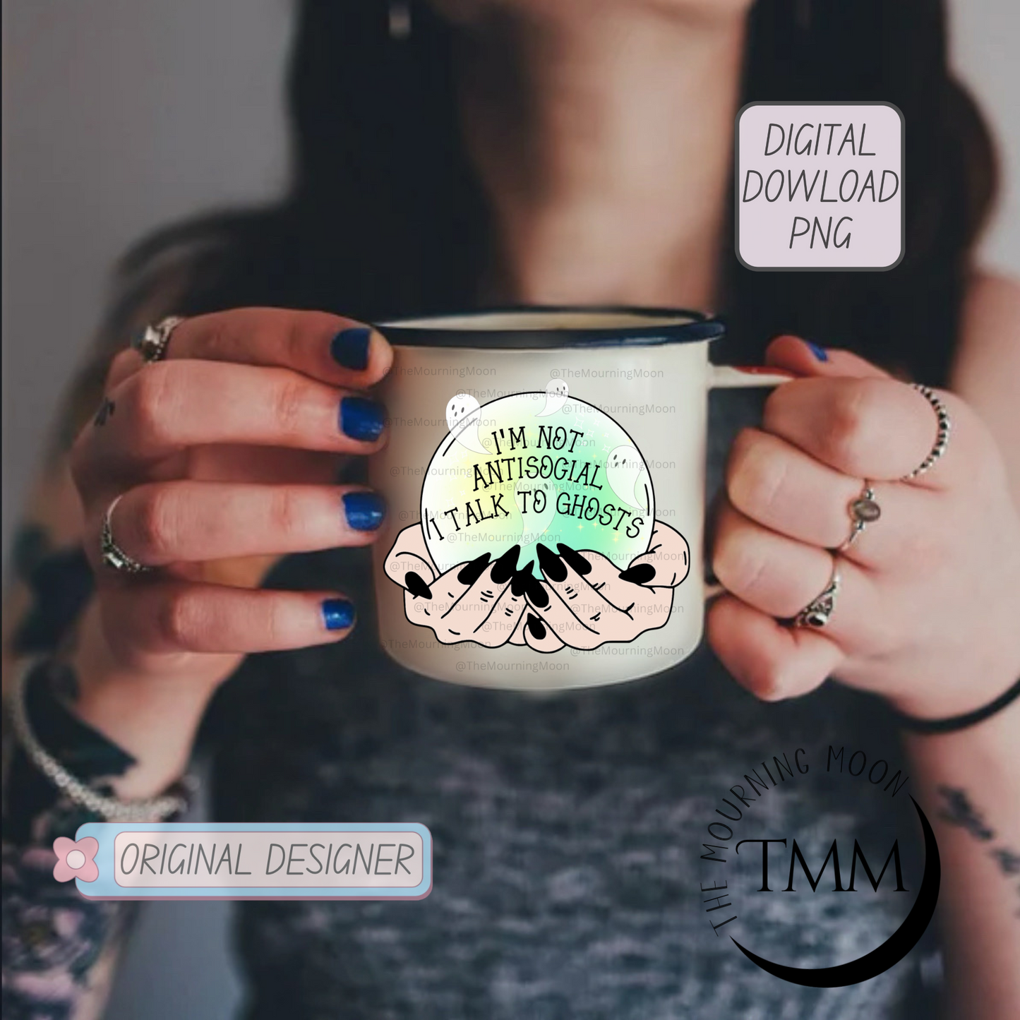I’m not antisocial png digital download