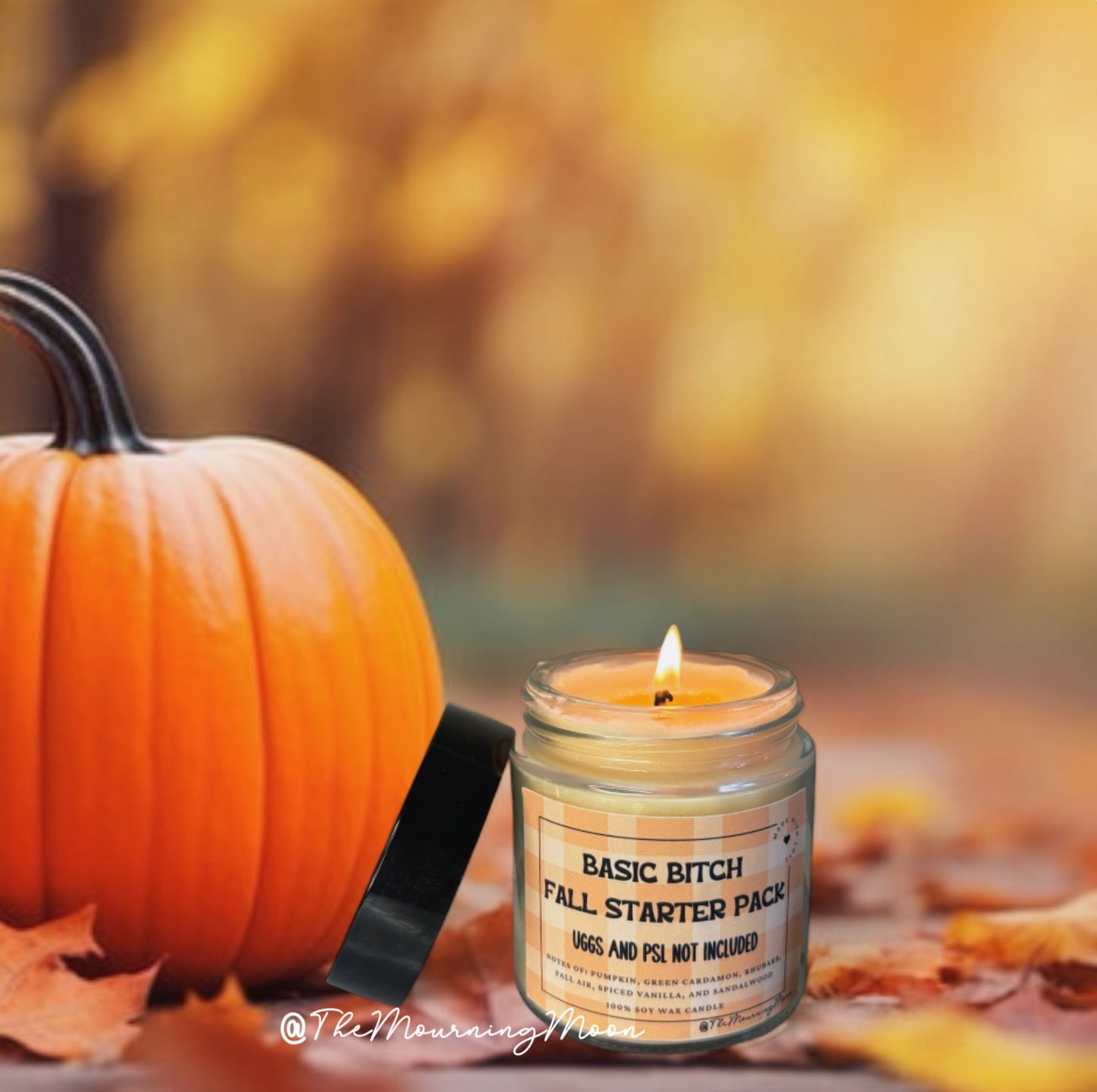Basic bitch fall starter pack candle