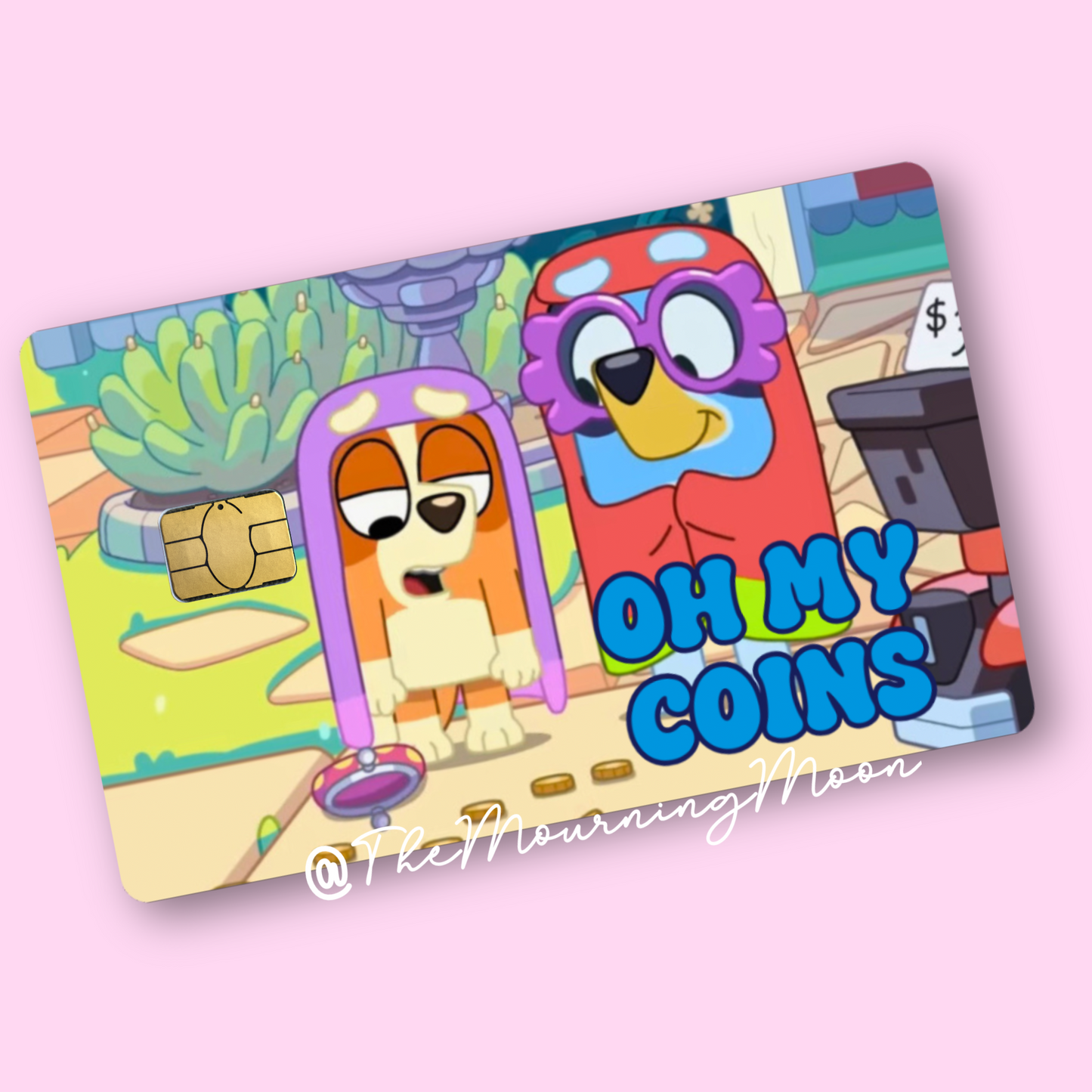 Oh my coins credit card skin