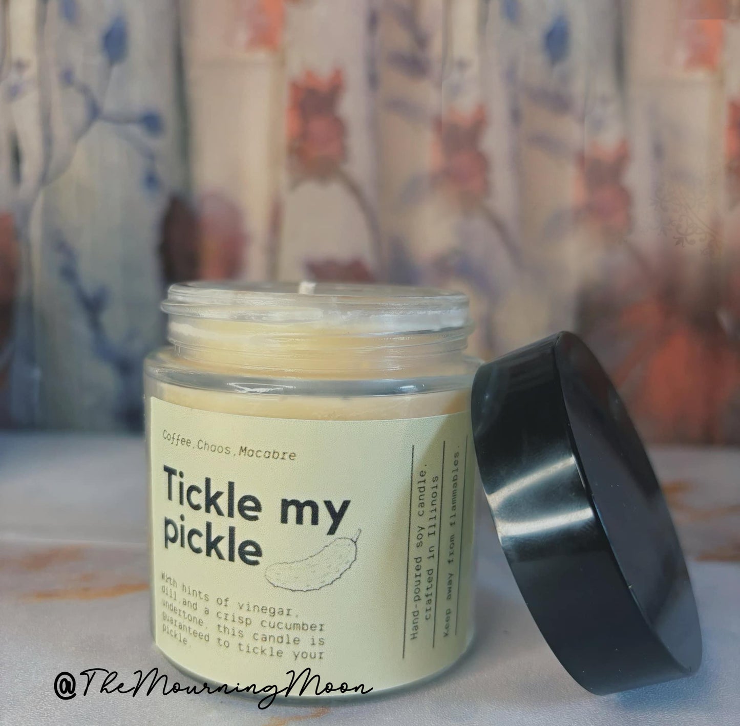 Tickle my pickle candle