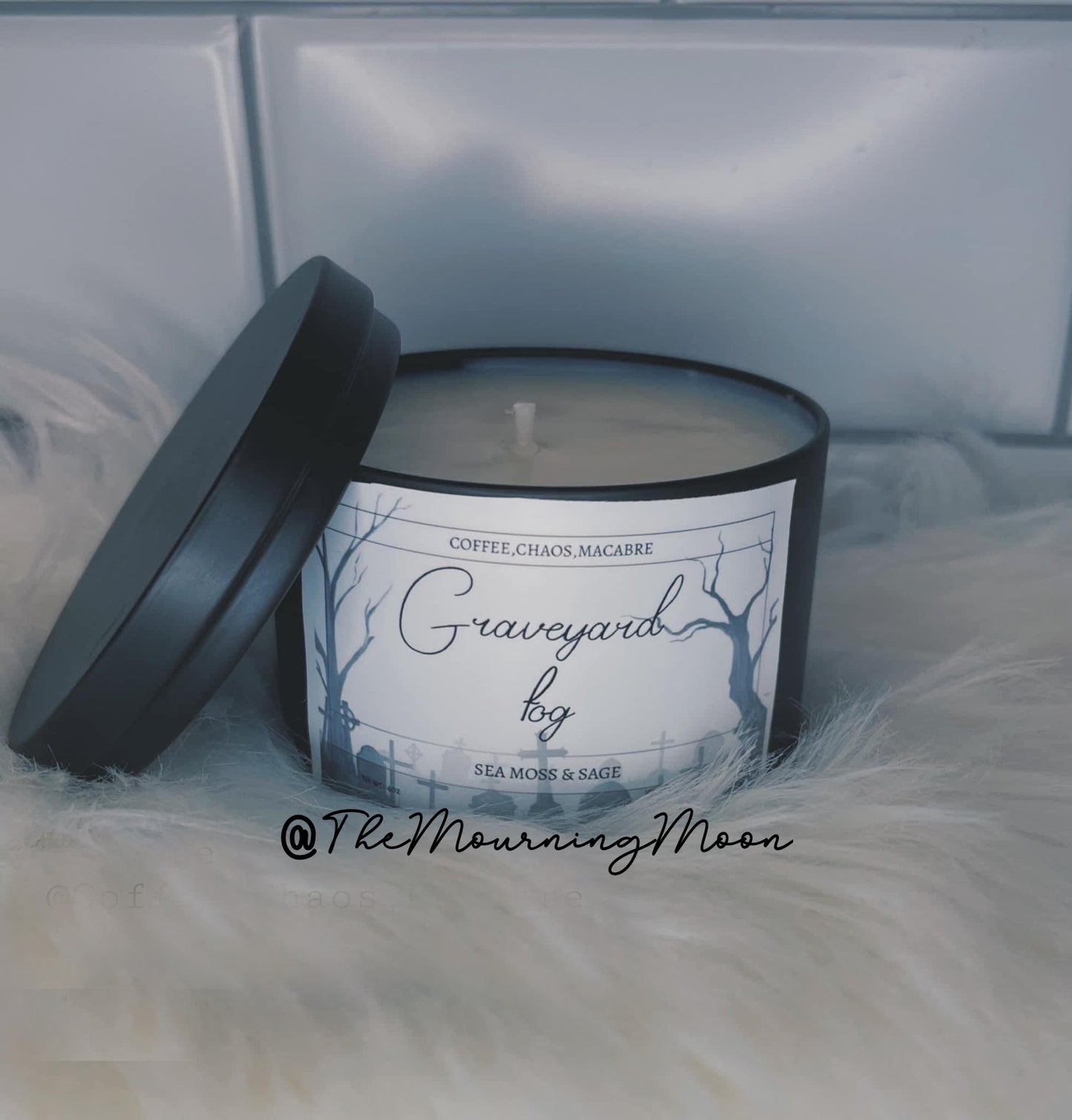 Graveyard fog candle