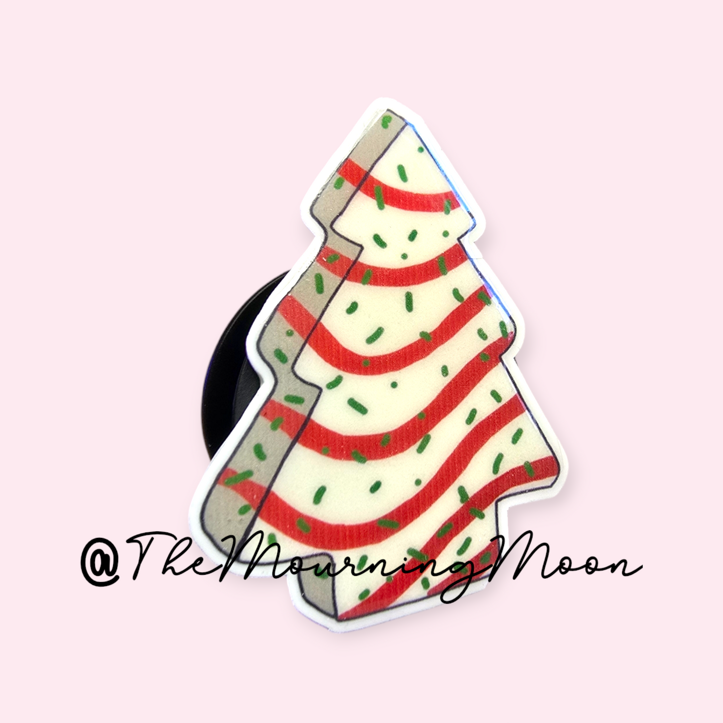 Christmas tree cake shaped phone grip