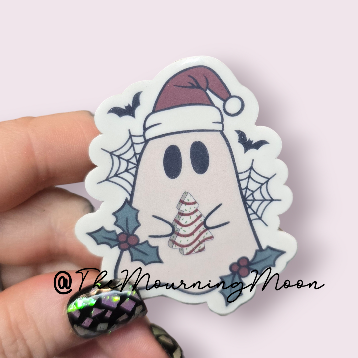 Christmas ghost phone grip