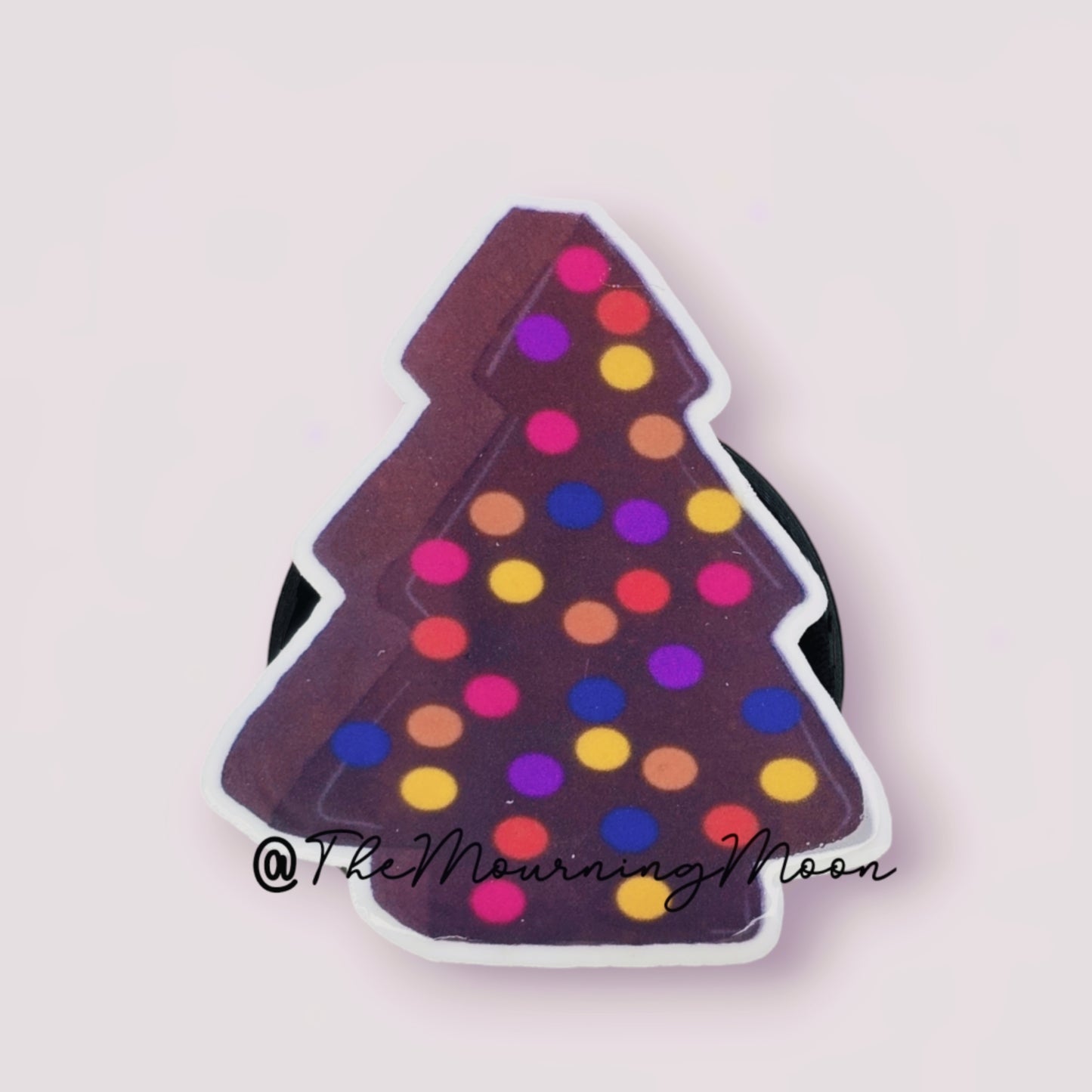 Galaxy brownie christmas tree cake shaped phone grip