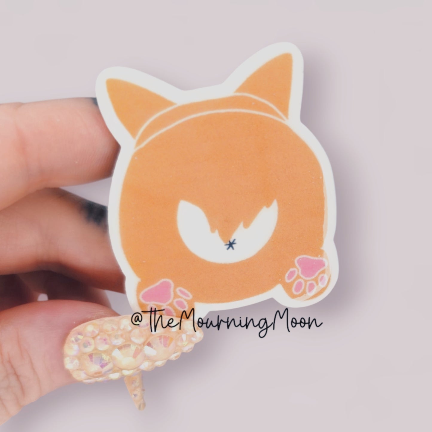 Corgi butt shaped phone grip