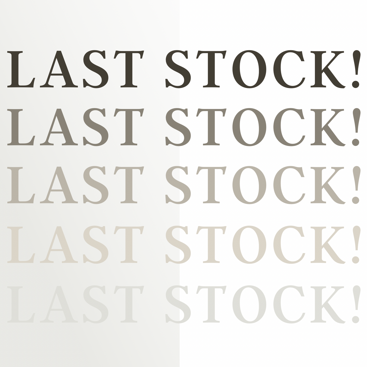Last chance