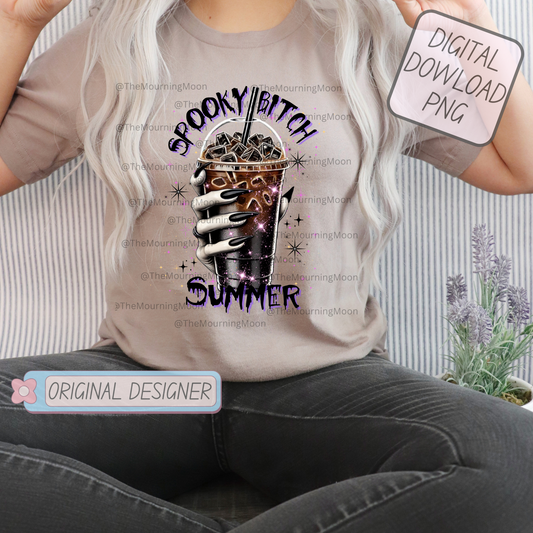Spooky bitch summer digital print download
