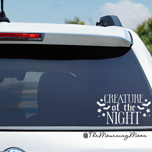 Creature of the night  decal