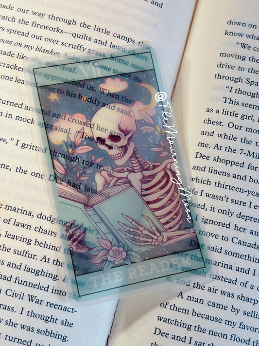 The reader tarot card bookmark