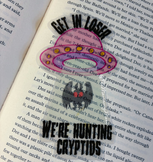 Hunting cryptids bookmark