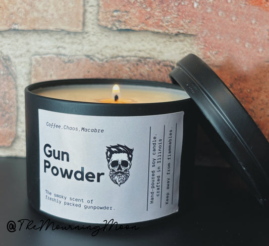 Gun powder candle