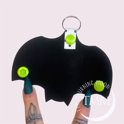 Bat wing key wrap keychain