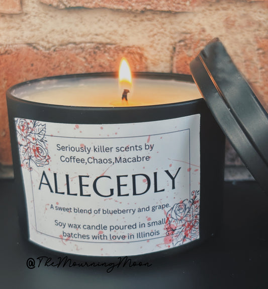 Allegedly candle