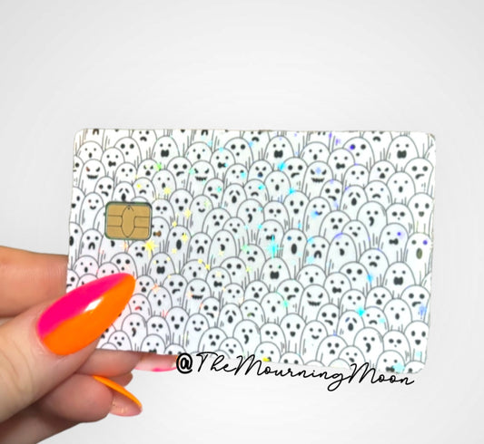 Ghosts credit card skin