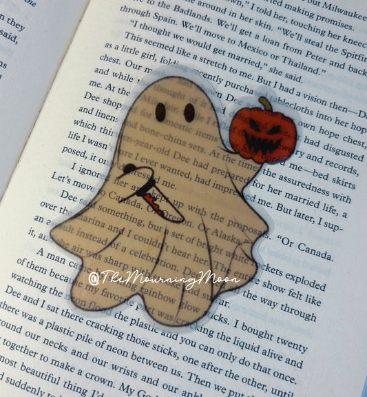 Vintage ghost bookmark