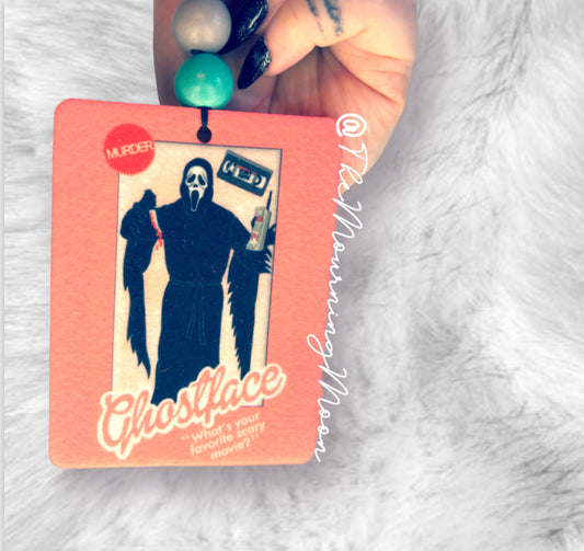 Ghost face air freshener