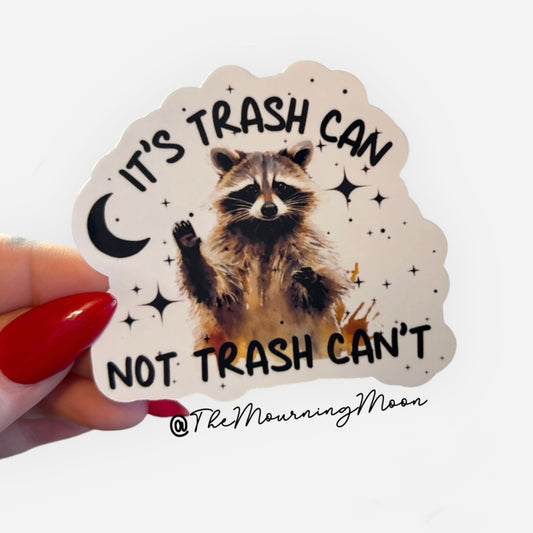 It’s trash can sticker
