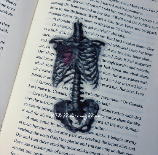 Skeleton bookmark