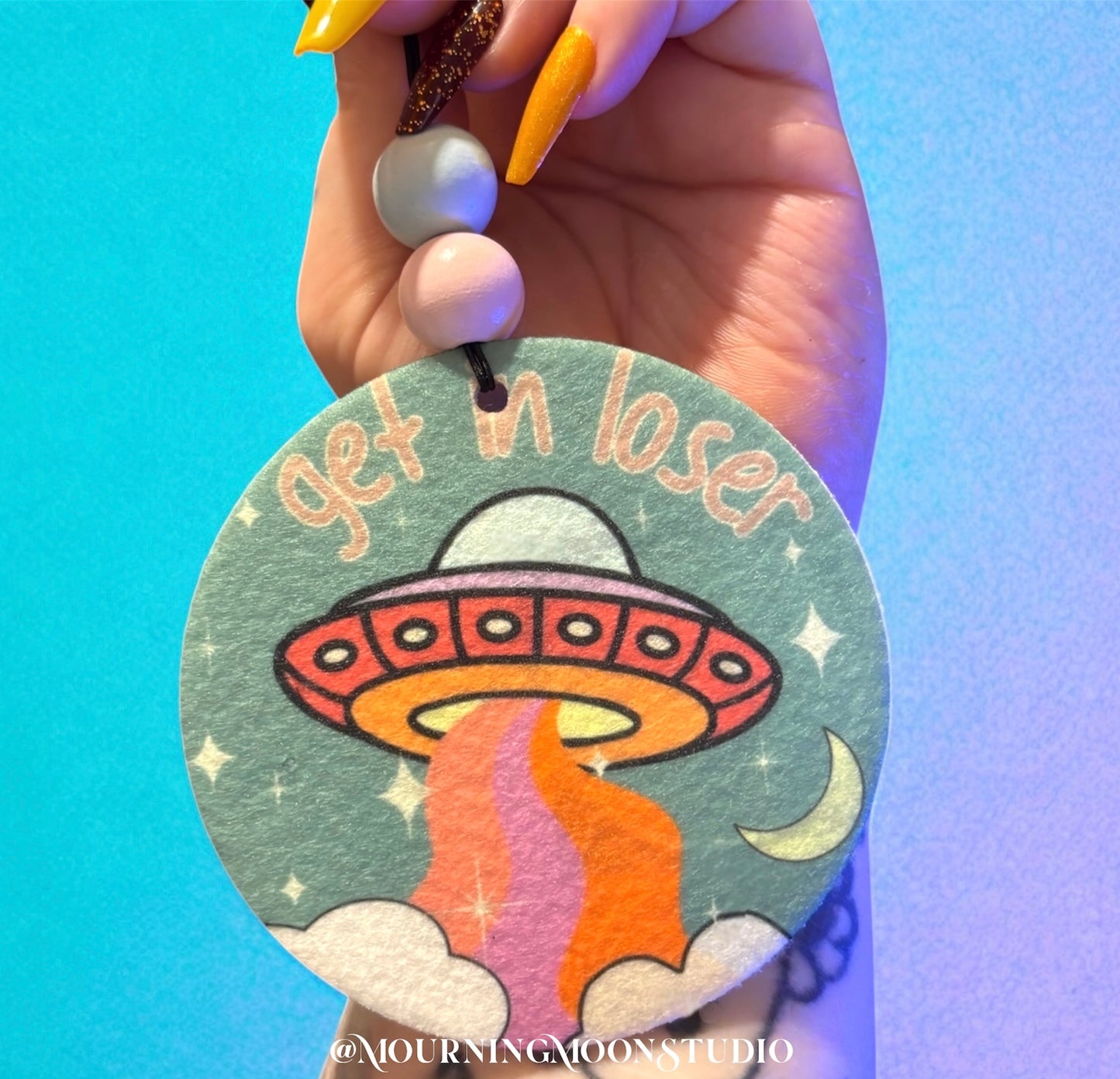 Get in loser retro boho air freshener