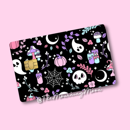 Spooky pattern  credit card skin
