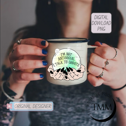 I’m not antisocial png digital download