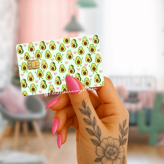 Avocado credit card skin