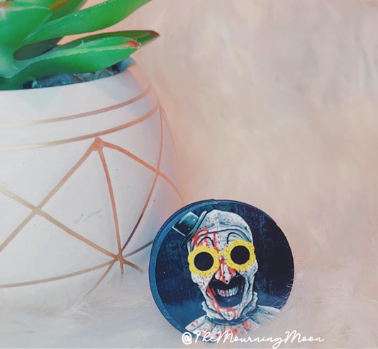 Art the clown phone grip