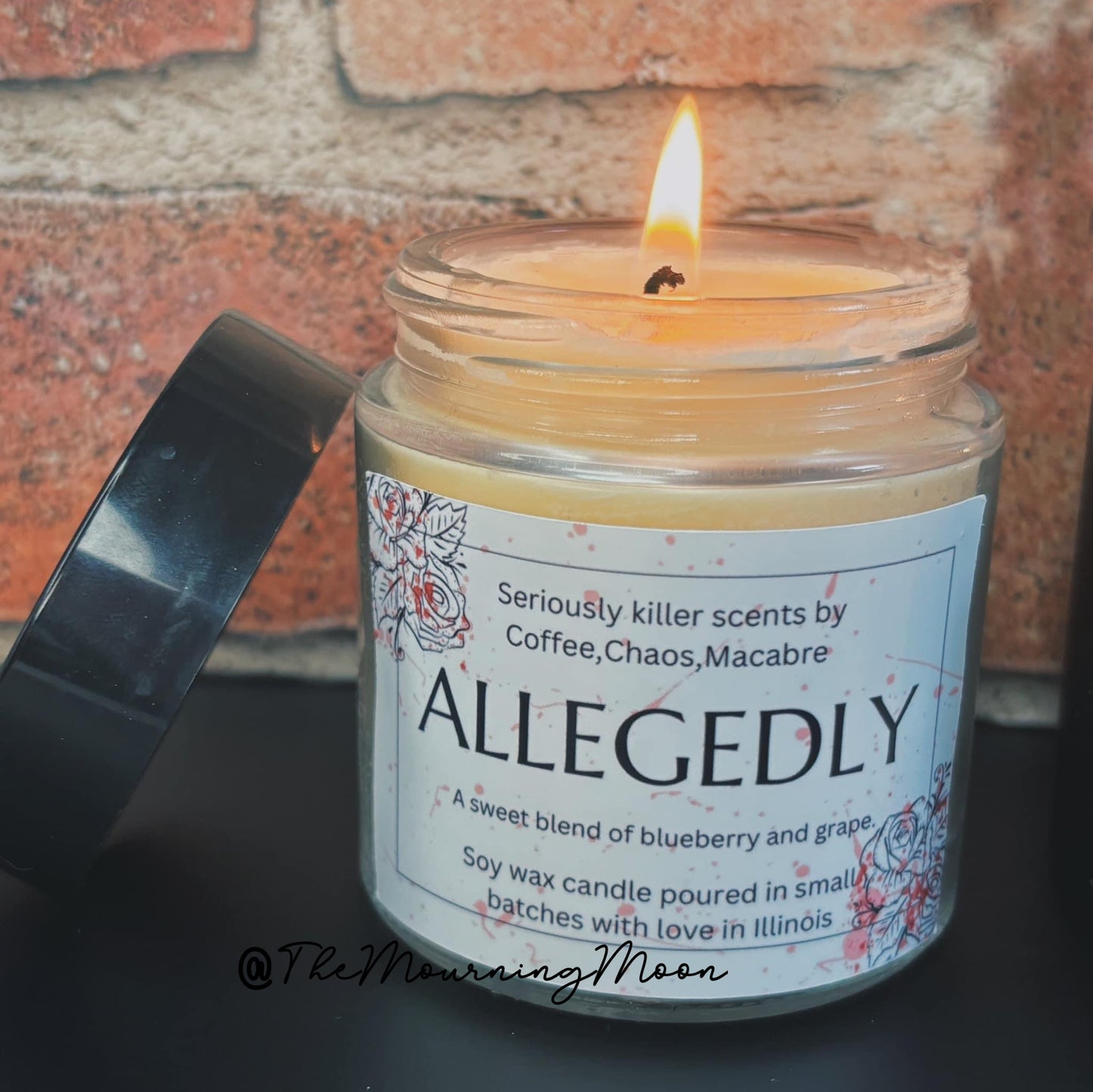 Allegedly candle
