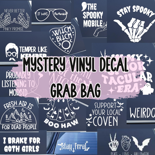 Mystery pack car decals