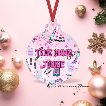 True crime junkie ornament