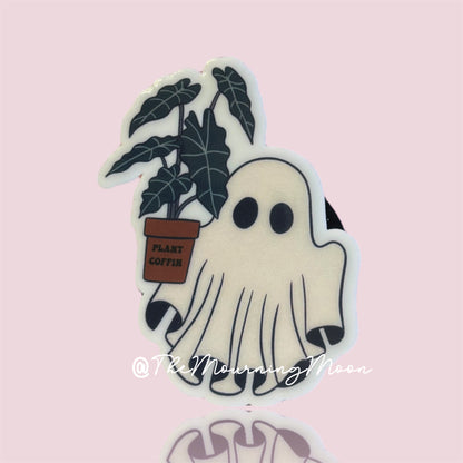 Ghost with plant shaped phone grip