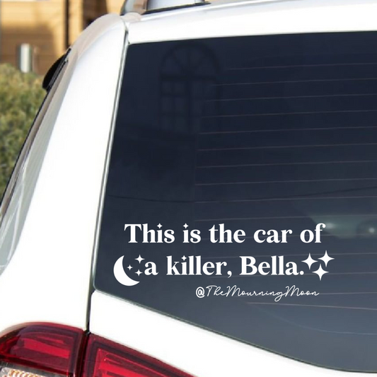 Car of a killer decal