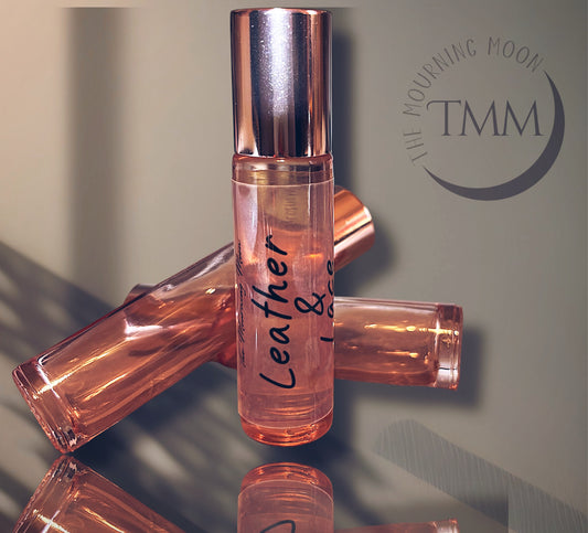 Leather and lace roll on perfume oil