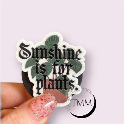 Sunshines for plants shaped phone grip