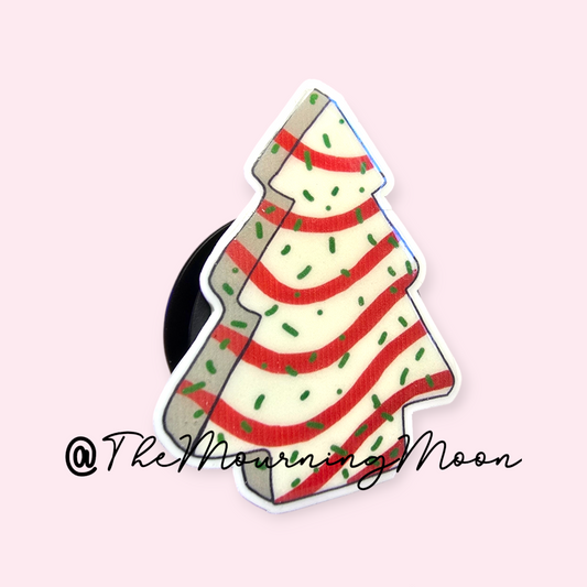 Christmas tree cake shaped phone grip