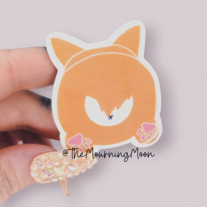 Corgi butt shaped phone grip