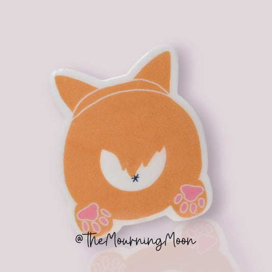 Corgi butt shaped phone grip