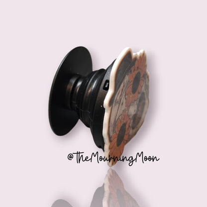 Art the clown shaped phone grip