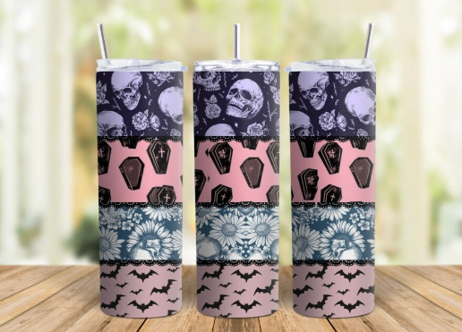 Gothic tumbler wrap png